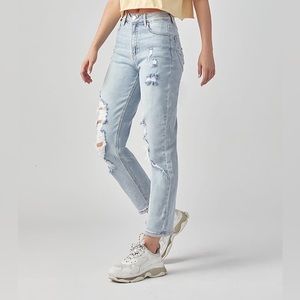 Risen brand high rise girlfriend jeans